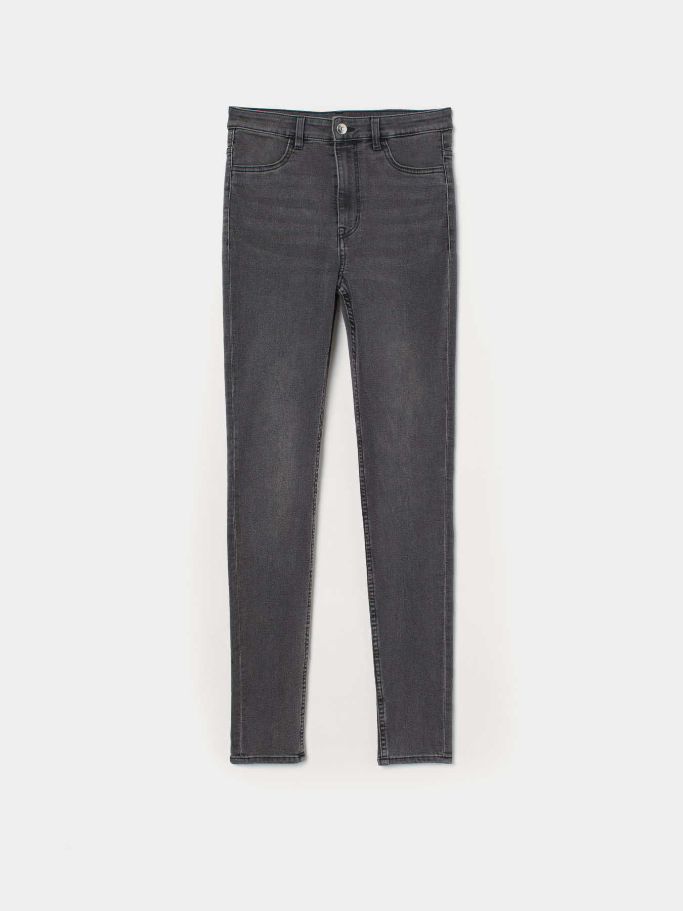 Скинни джинсы H&M модель 7060161wer_Темно-серый Фото