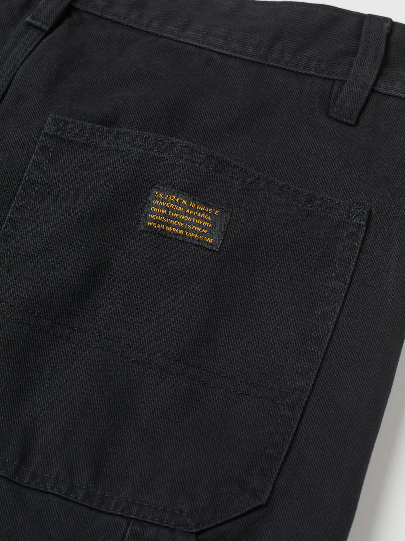 Прямые джинсы H&M модель 10019924wer_Черный Фото