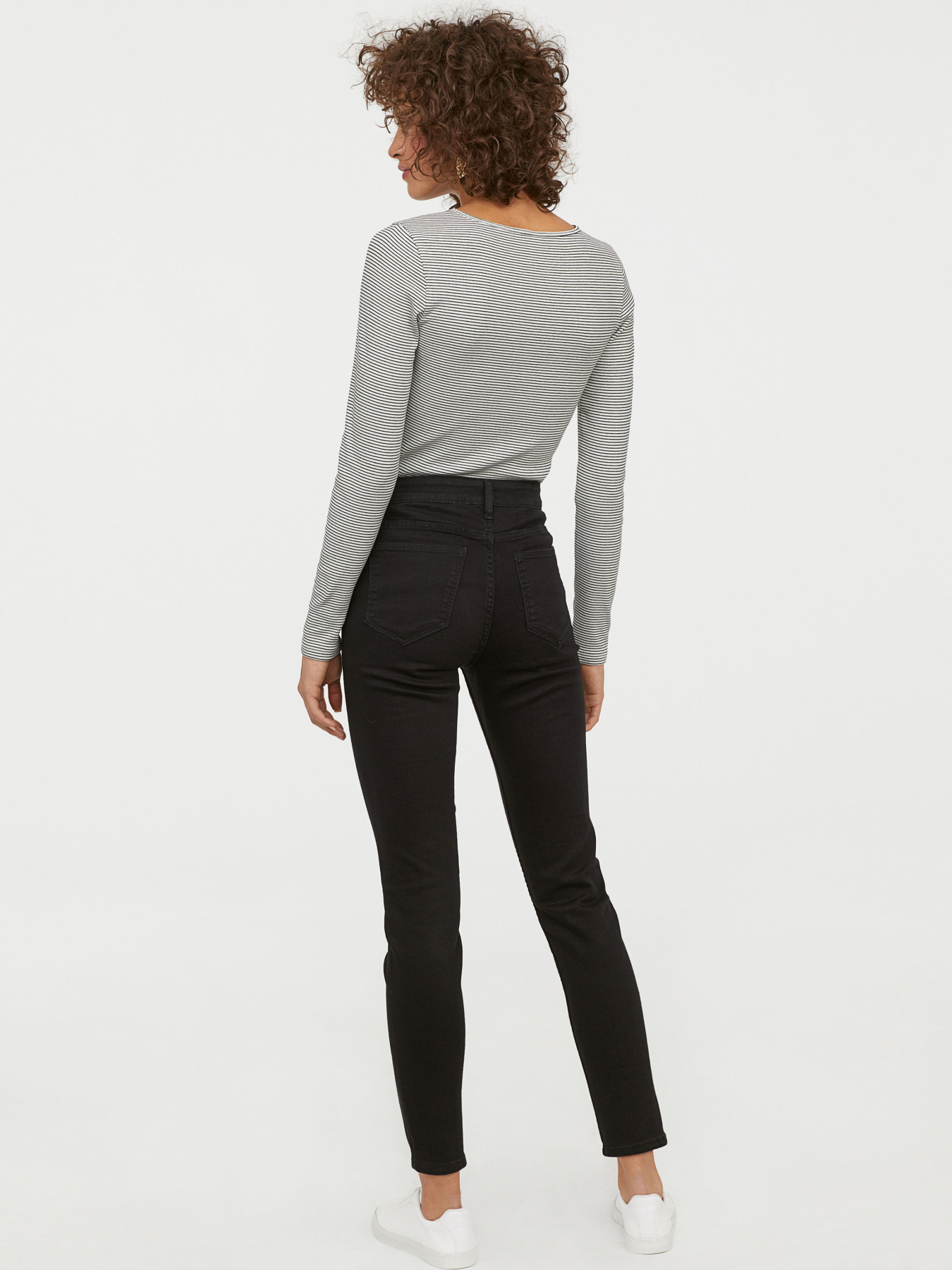 Скинни джинсы H&M модель 3992561wer_Черный Фото