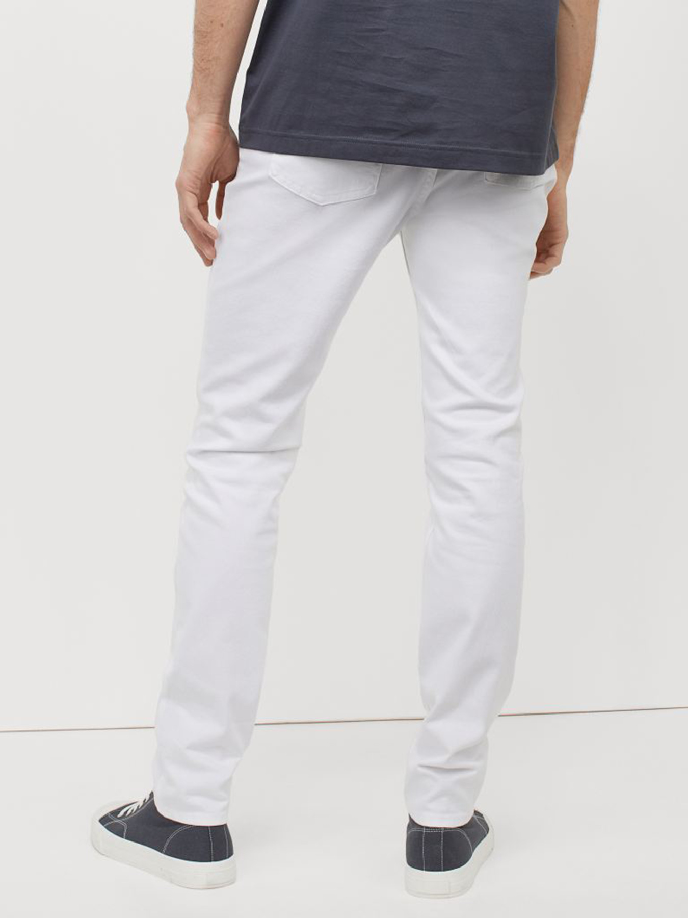 Скинни джинсы H&M модель 7321880wer_Белый Фото