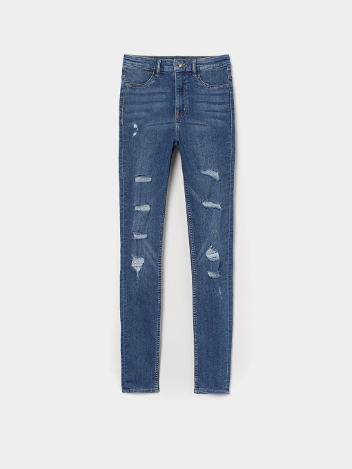 Скинни джинсы H&M модель 6213811wer_Темно-синий Фото