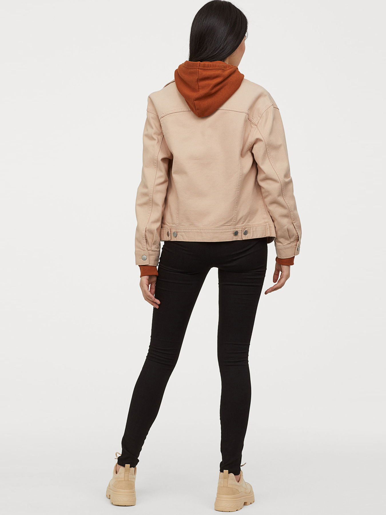 Скинни джинсы H&M модель 5701891RP5_Черный Фото