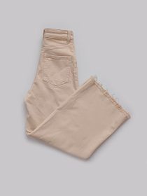 Широкие джинсы H&M модель 8397902wer_Светло-бежевый Фото