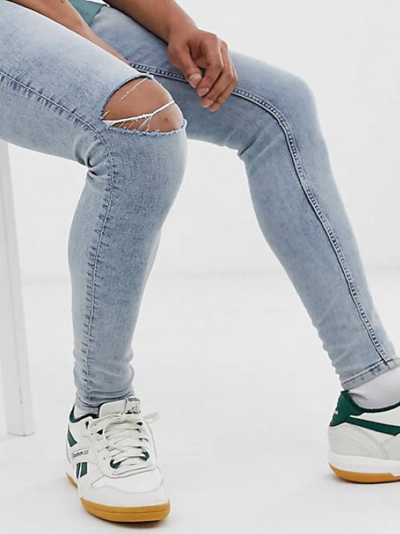 Скинни джинсы Cheap Monday модель 634507abr_Голубой Фото