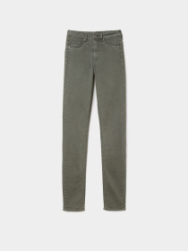 Скинни джинсы H&M модель 5892227dlog_Хаки Фото