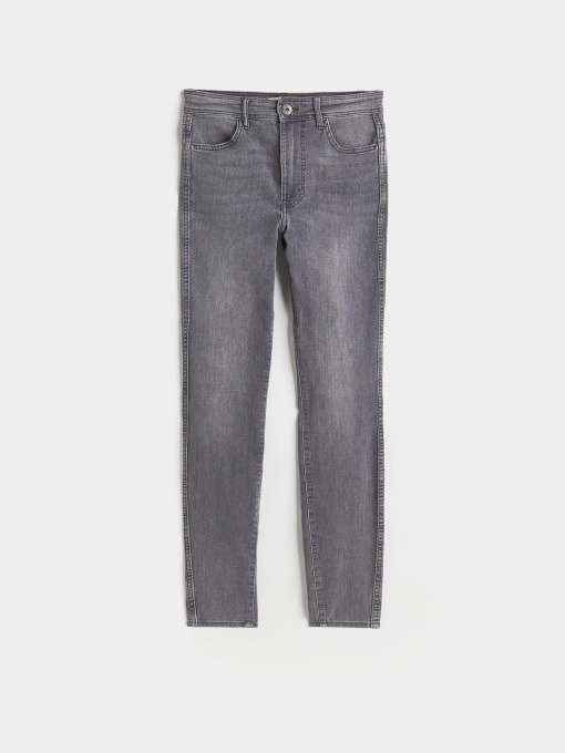 Скинни джинсы H&M модель 1099475arl_Светло-серый Фото