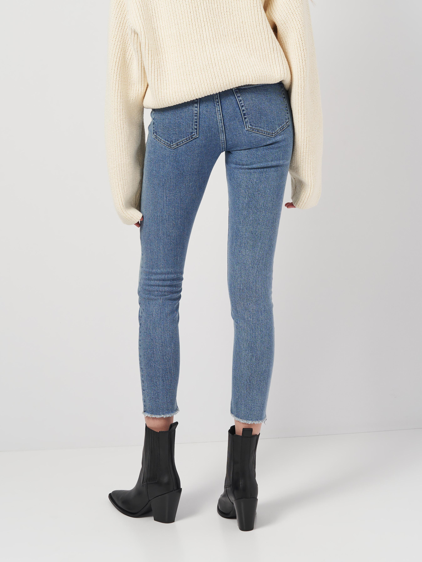 Скинни джинсы H&M модель 1002065arl_Синий Фото