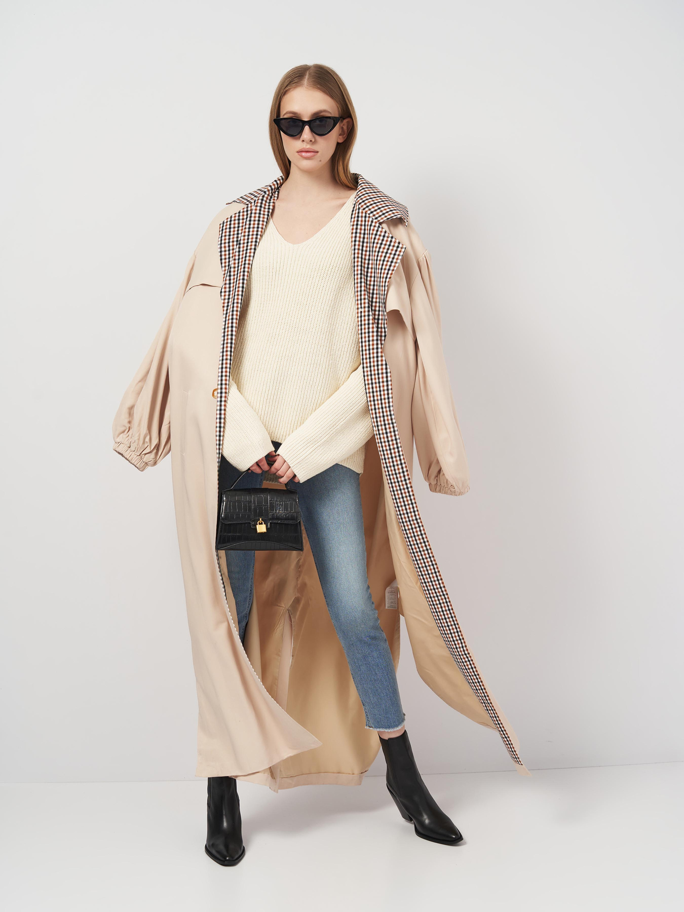 Скинни джинсы H&M модель 1002065arl_Синий Фото