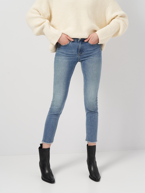 Скинни джинсы H&M модель 1002065arl_Синий Фото