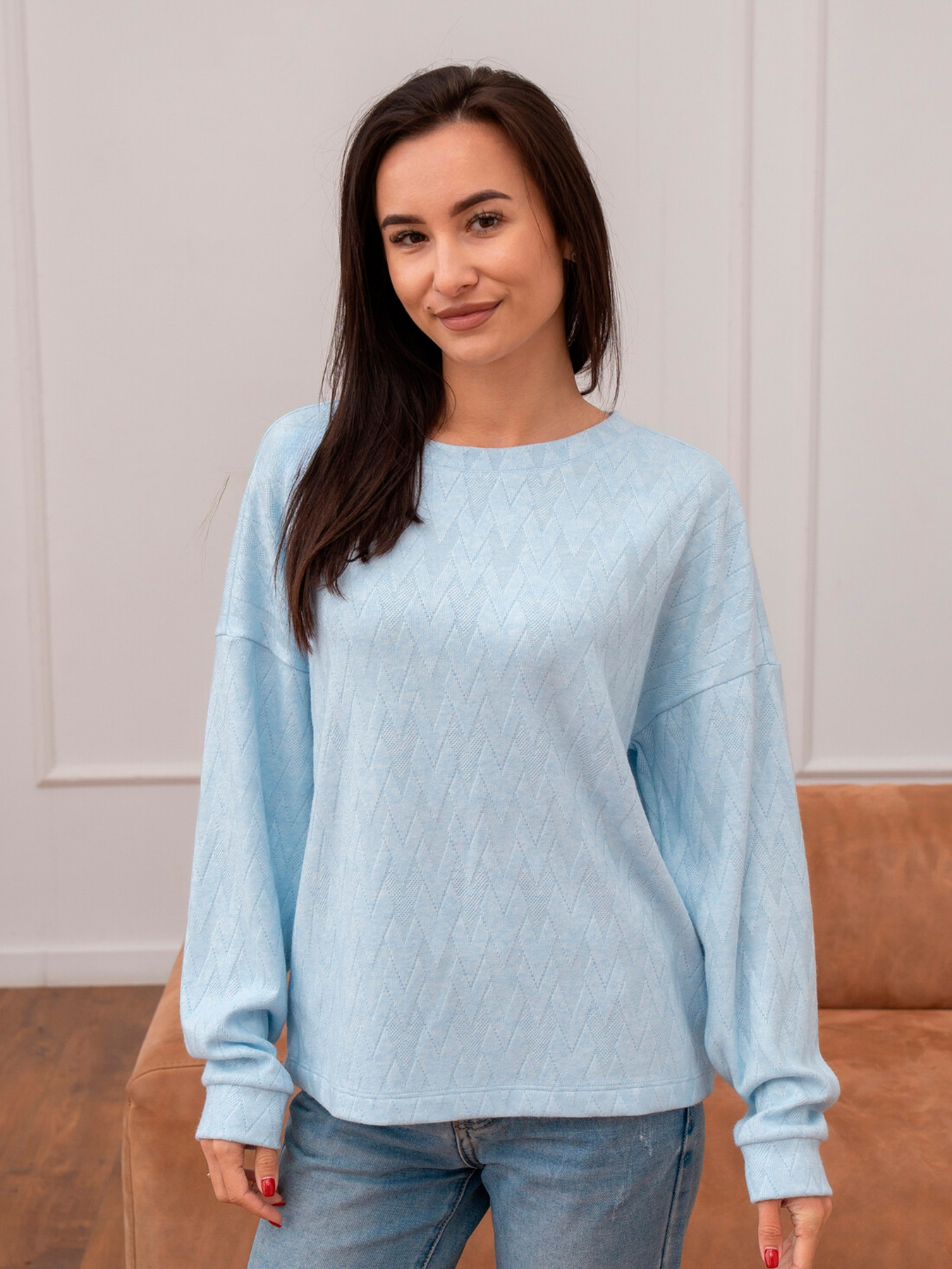 Свитшот RiMari модель 0623-svtlo-blakitnij Фото