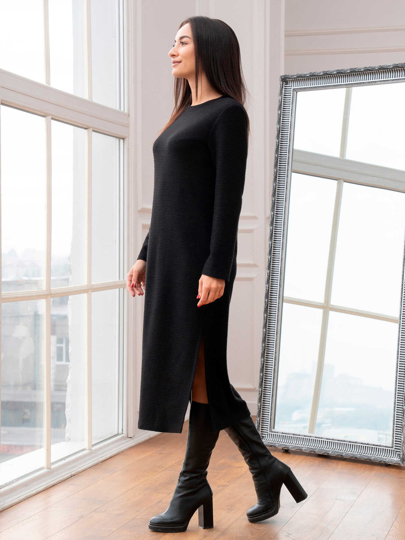 Платье макси RiMari модель 1625-chornij Фото