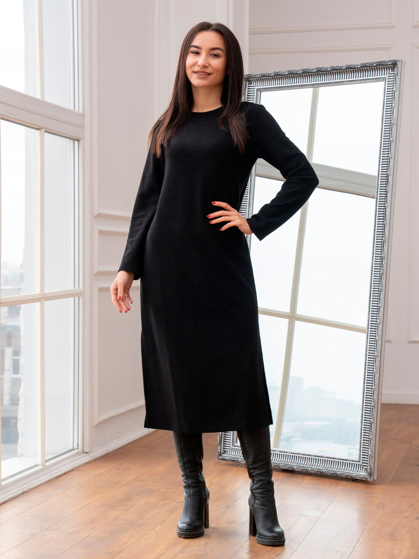 Платье макси RiMari модель 1625-chornij Фото