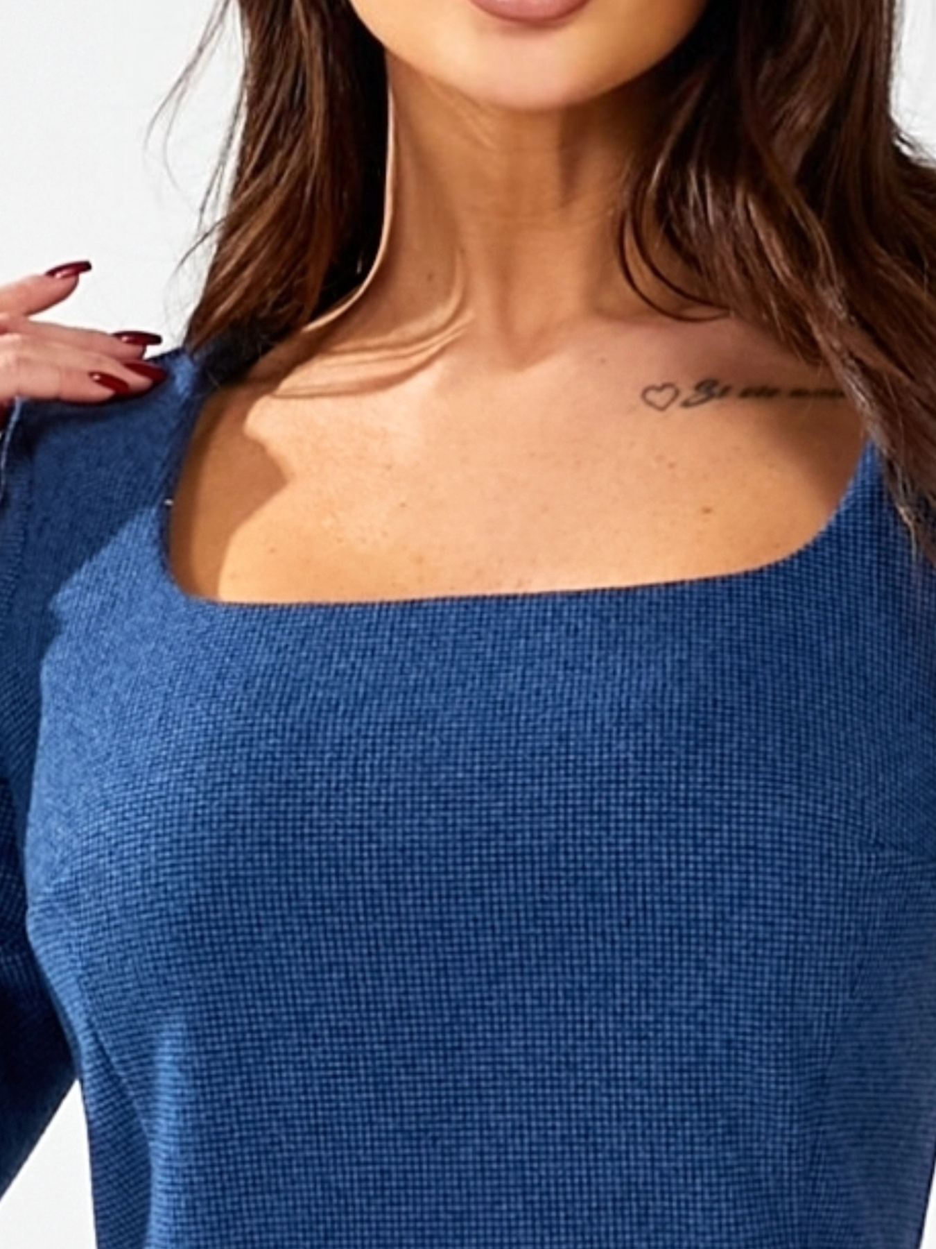 Платье миди LadyLike модель ll235073368-sinj Фото