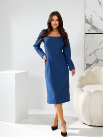 Платье миди LadyLike модель ll235073368-sinj Фото