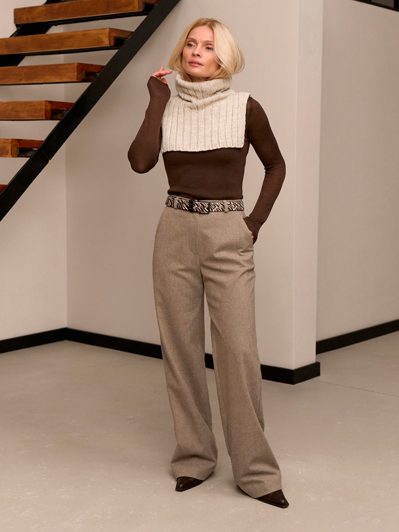 Классические штаны TrikoBakh модель 3086-grsxkij-kamnx Классические штаны TrikoBakh модель 3086-grsxkij-kamnx Фото