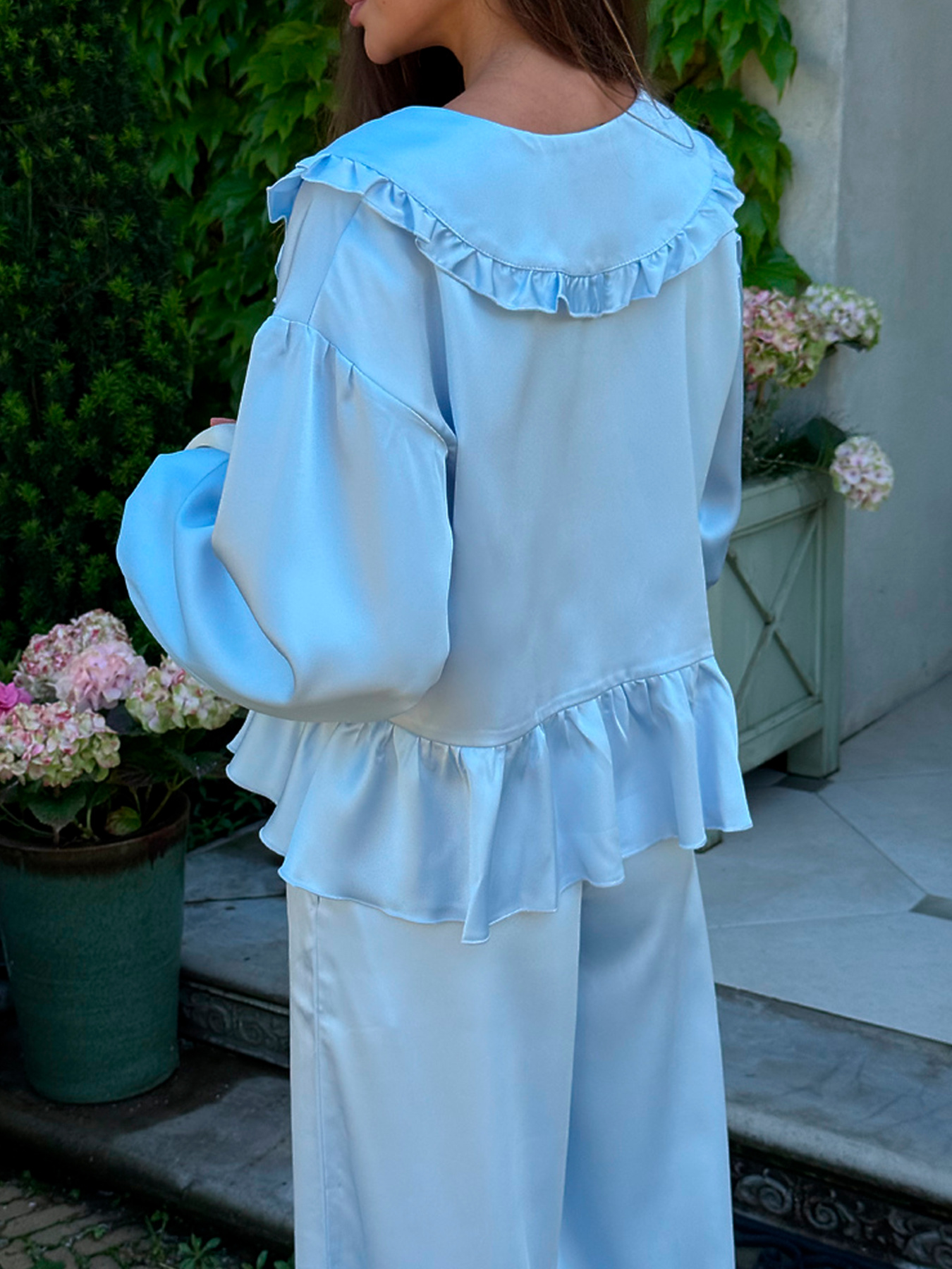 Повсякденний костюм Milirud модель mil608-blakitnij Фото