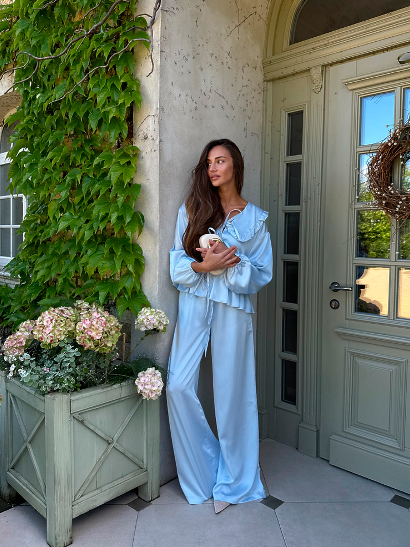 Повсякденний костюм Milirud модель mil608-blakitnij Фото