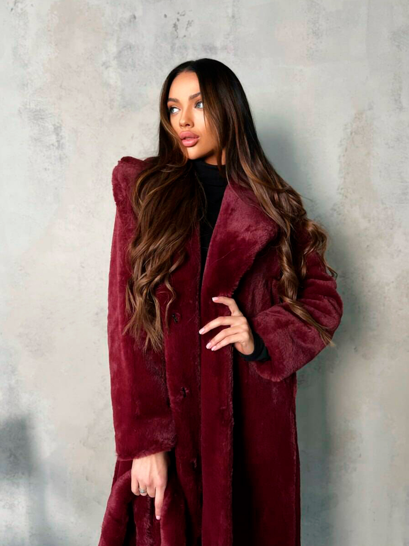 Шуба Milirud модель mil271-bordovj Фото