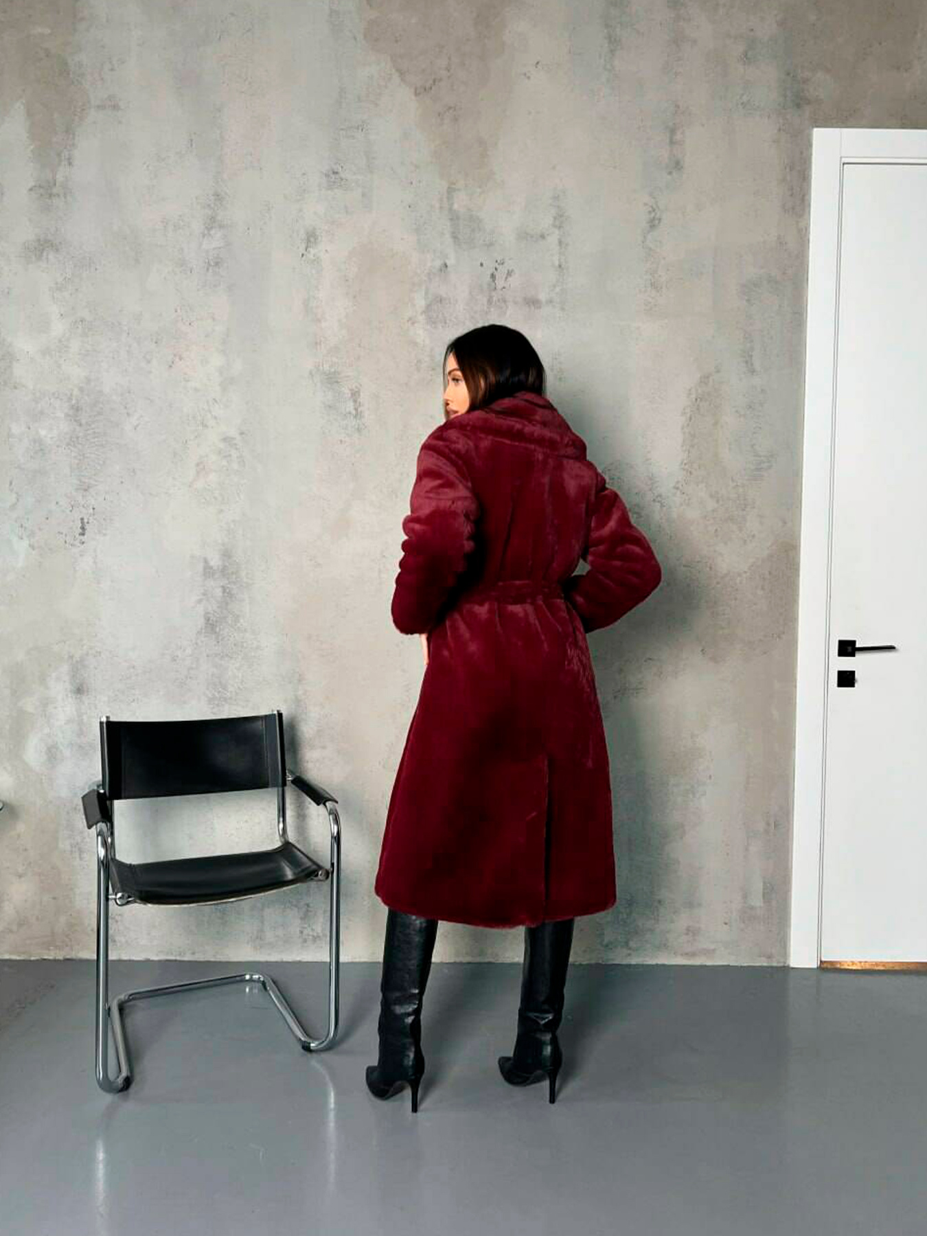 Шуба Milirud модель mil271-bordovj Фото