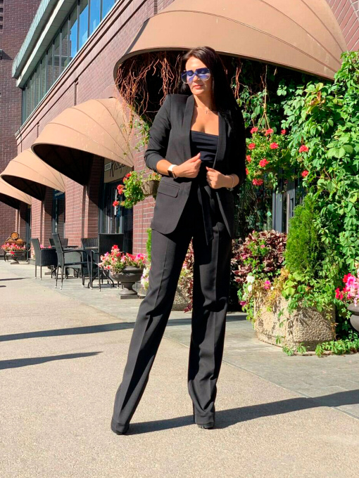 Повседневный костюм Milirud модель mil249-250-chornij Фото