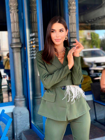 Деловой костюм Milirud модель mil266-hak Фото