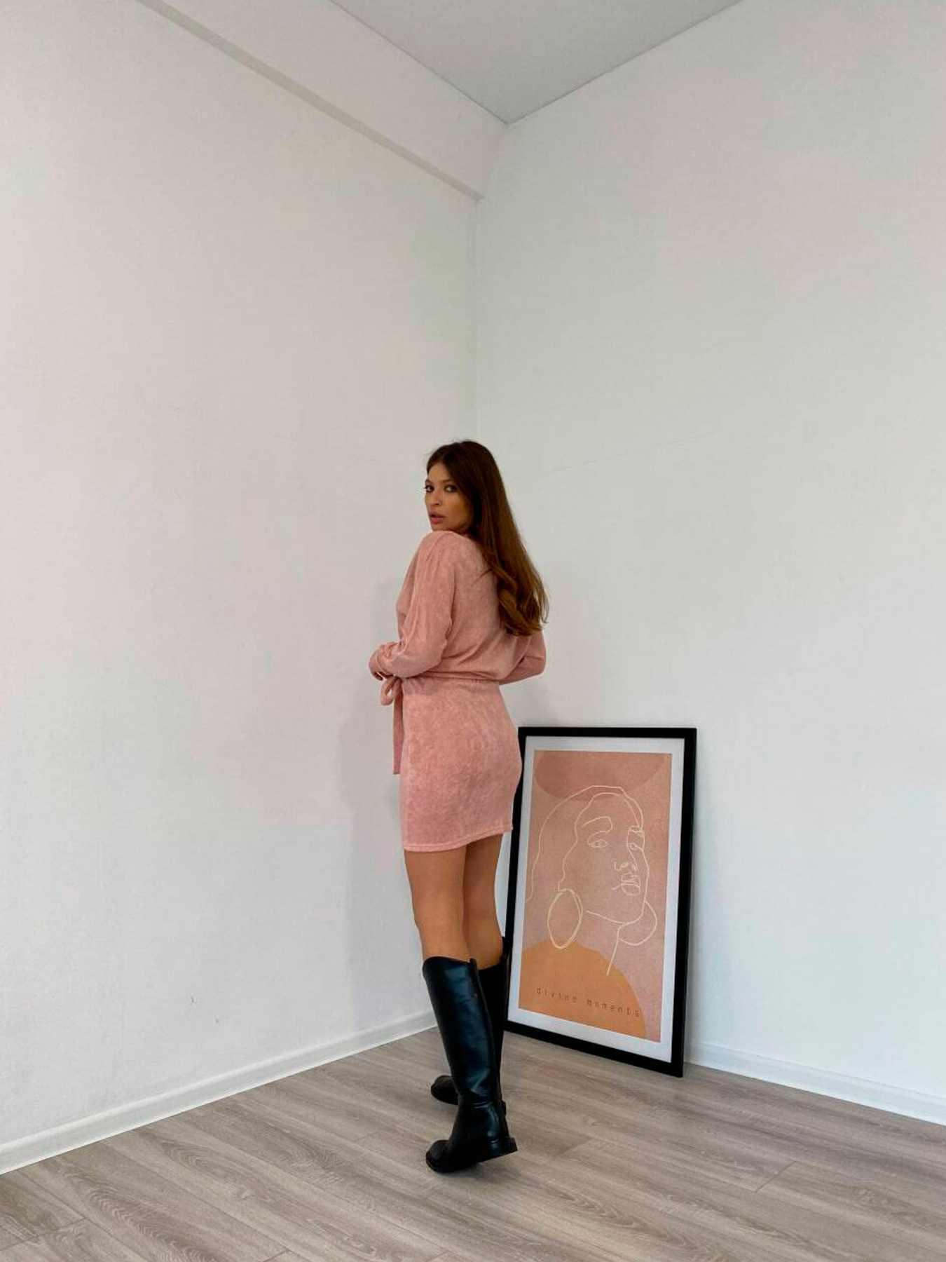 Платье мини Milirud модель mil278-pudra Фото