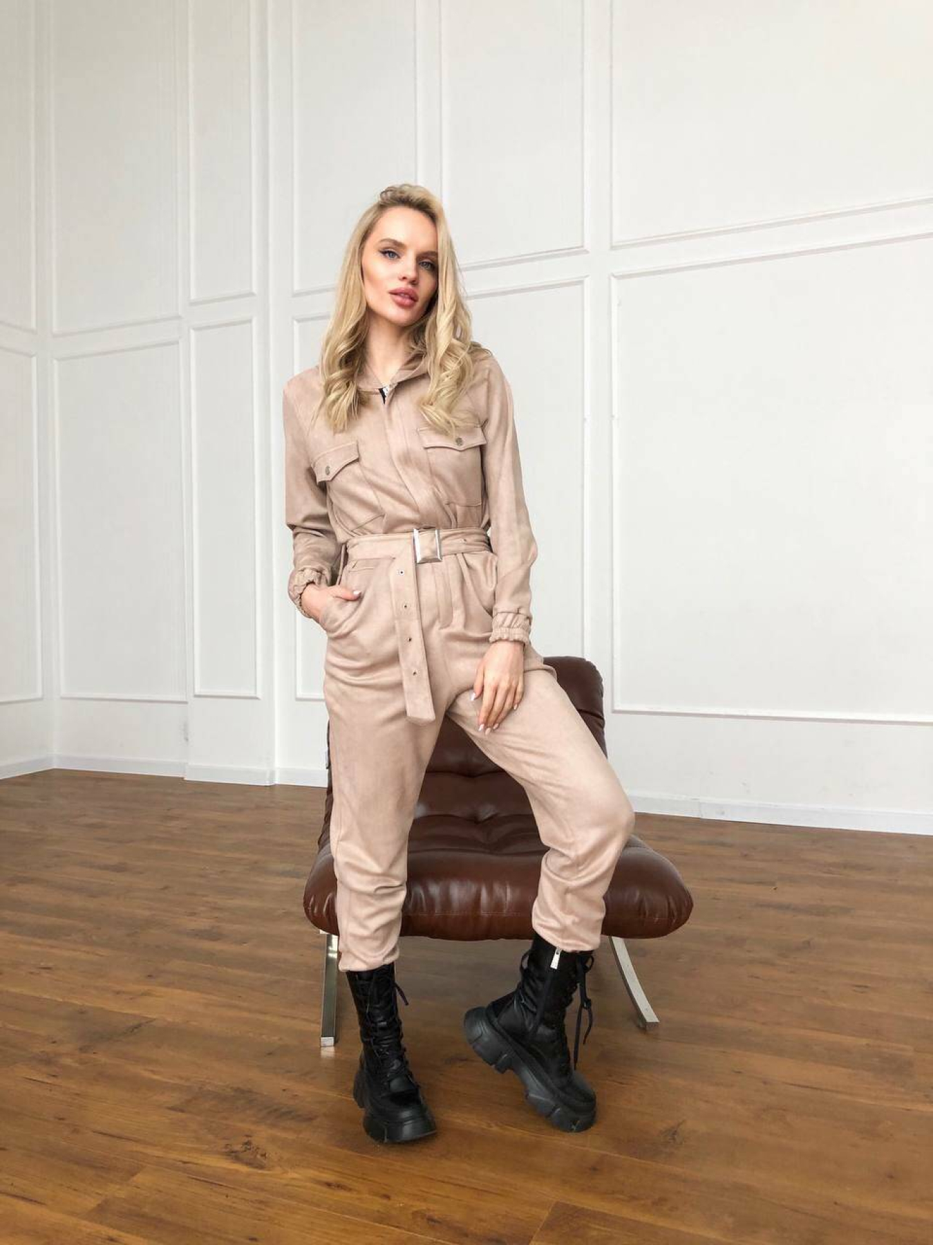 Комбінезон Milirud модель mil286-bezhevij Комбінезон Milirud модель mil286-bezhevij Фото