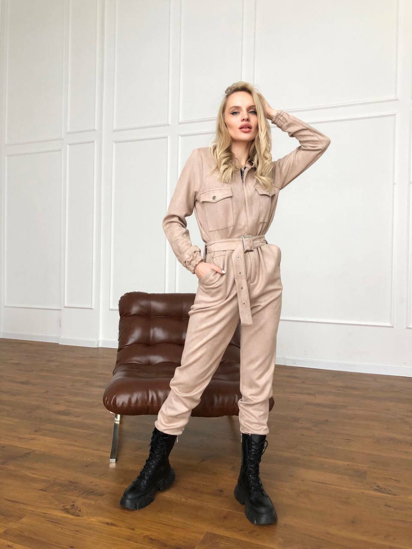 Комбінезон Milirud модель mil286-bezhevij Комбінезон Milirud модель mil286-bezhevij Фото