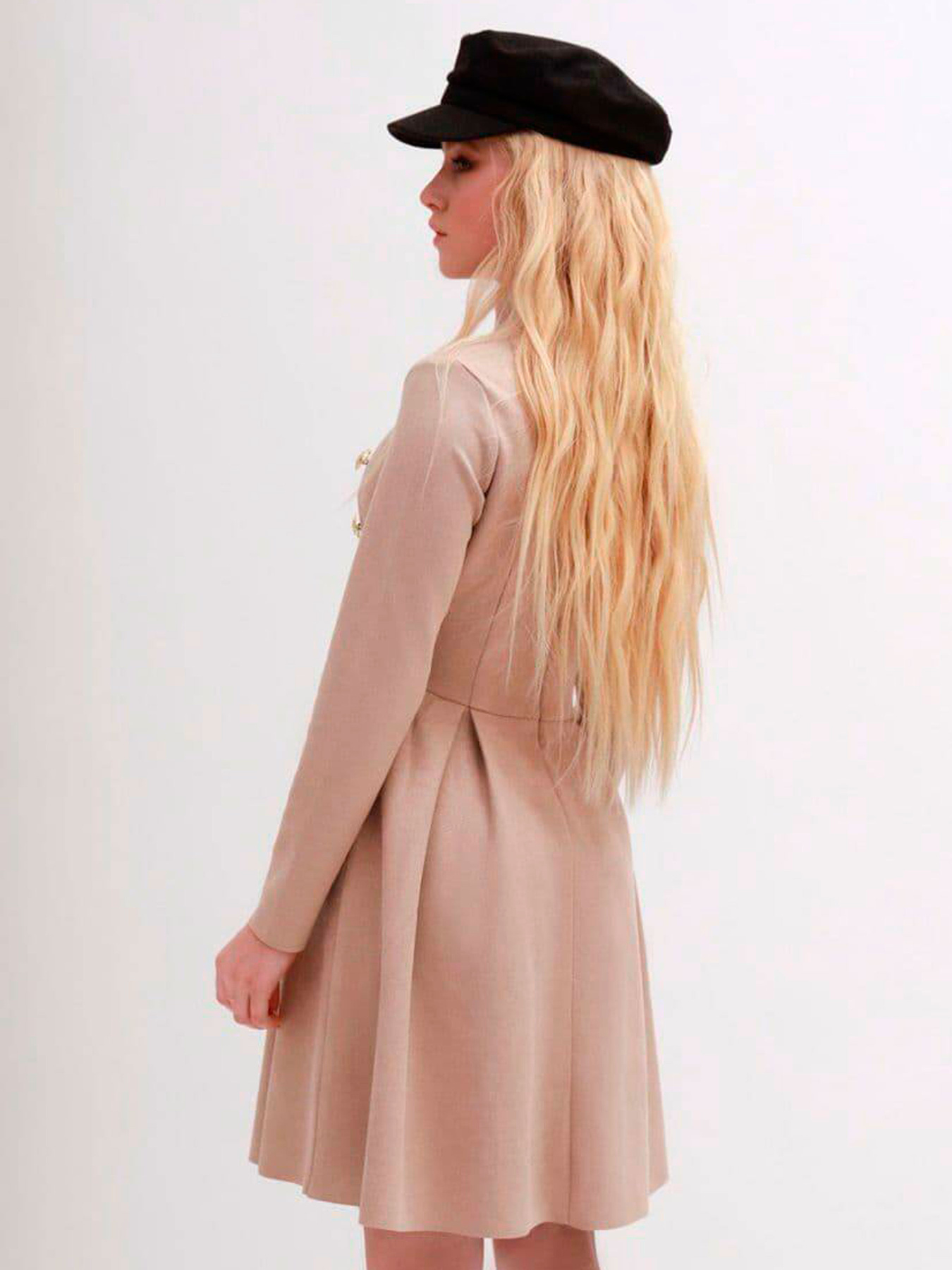 Платье миди Milirud модель mil289-bezhevij Фото