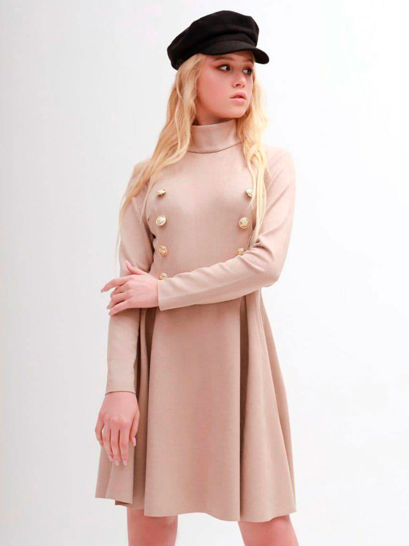 Платье миди Milirud модель mil289-bezhevij Фото