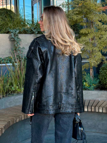 Куртка кожаная Milirud модель mil375-chornij Фото