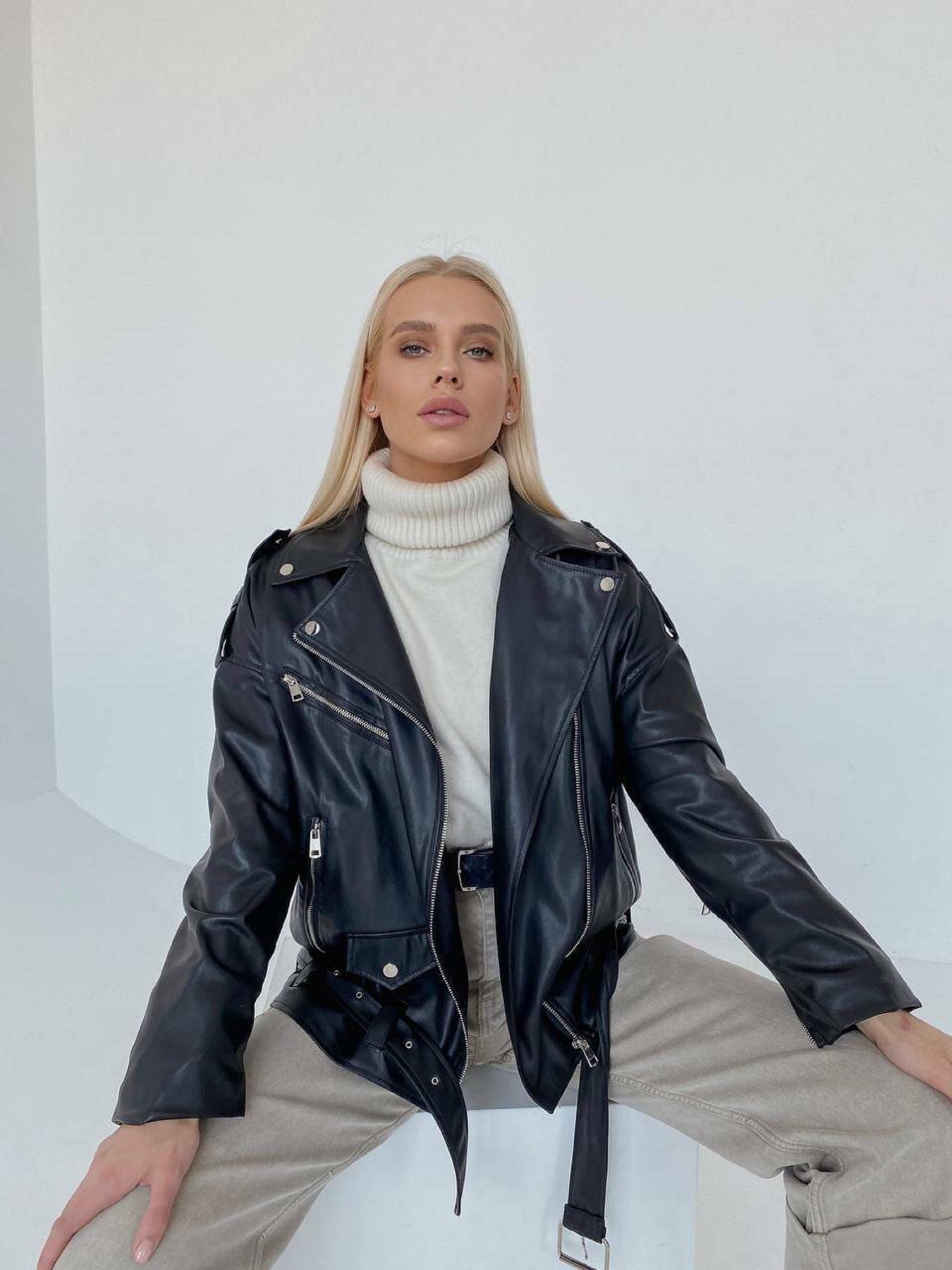 Куртка кожаная Milirud модель mil375-chornij Фото