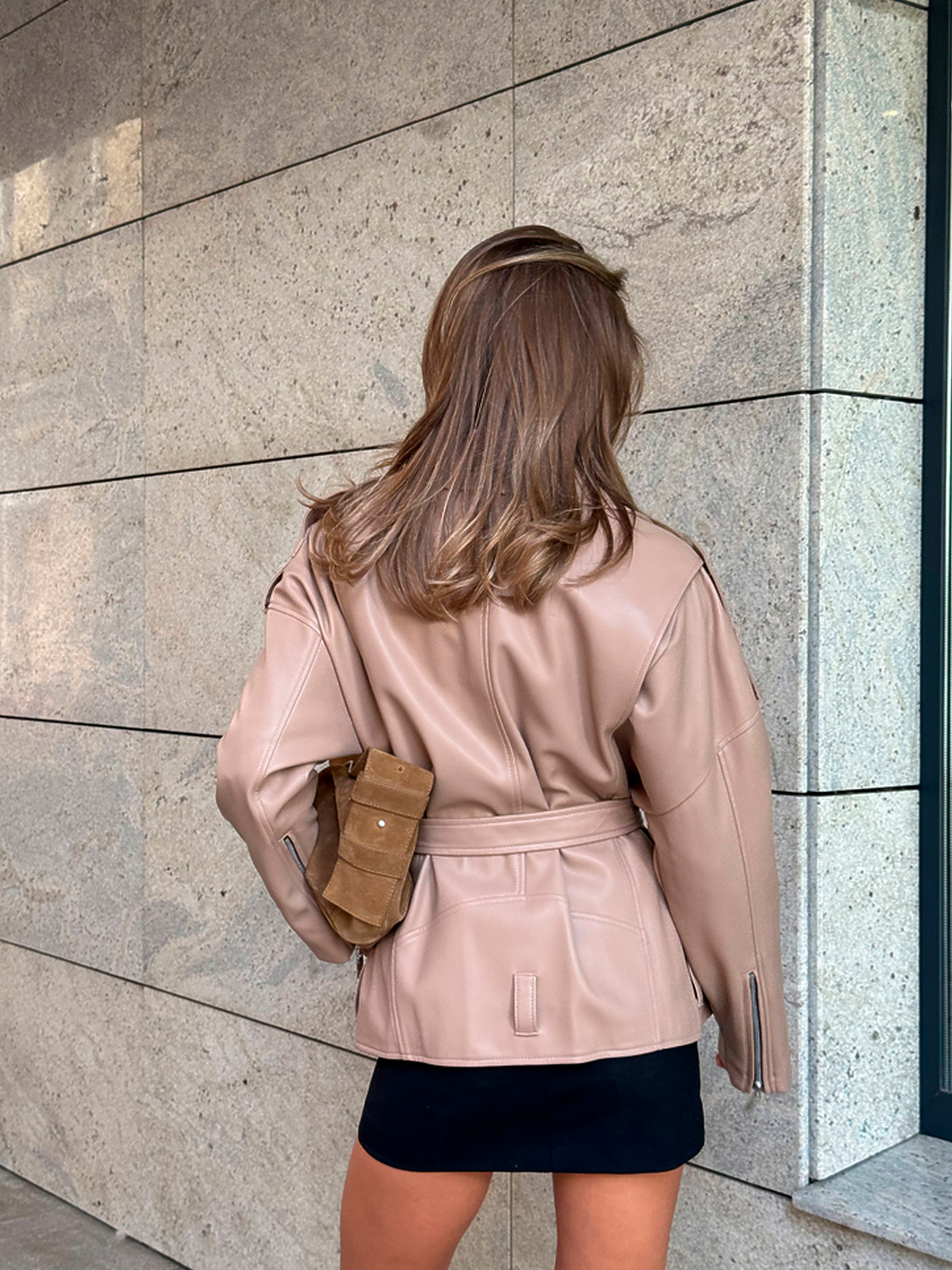 Куртка кожаная Milirud модель mil375-bezhevij Фото