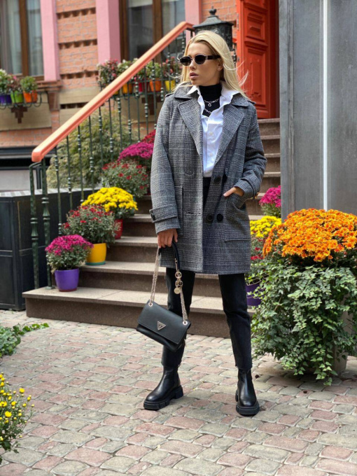 Пальто с утеплителем Milirud модель mil297-srij Фото