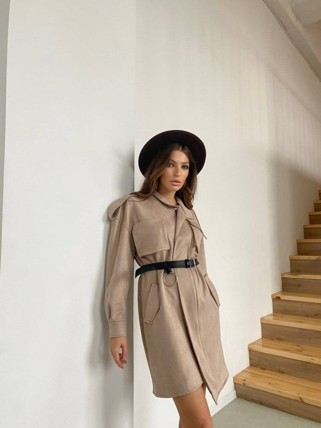 Сукня міні Milirud модель mil299-bezhevij Фото