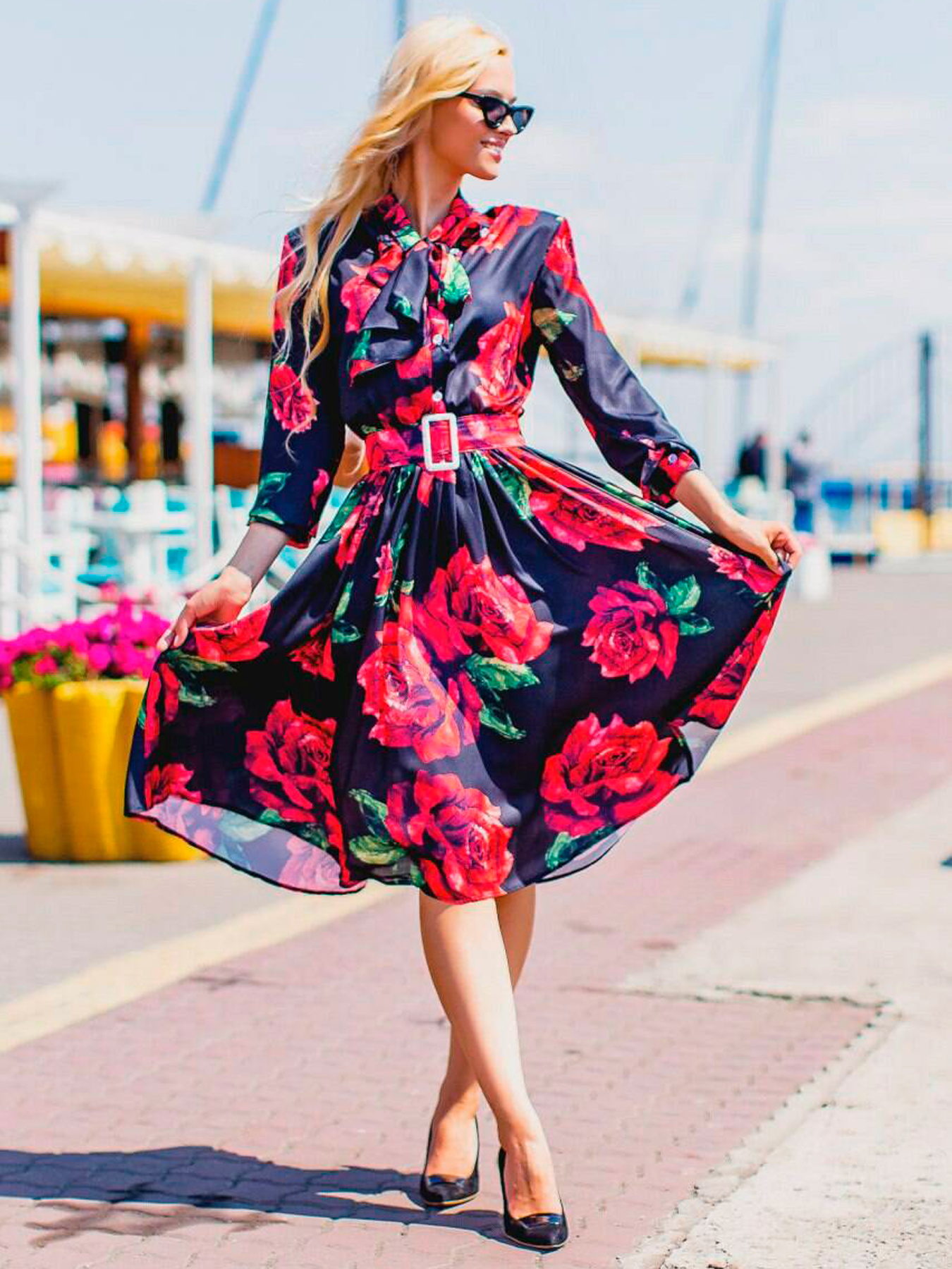 Платье миди Milirud модель mil302-chornij Фото