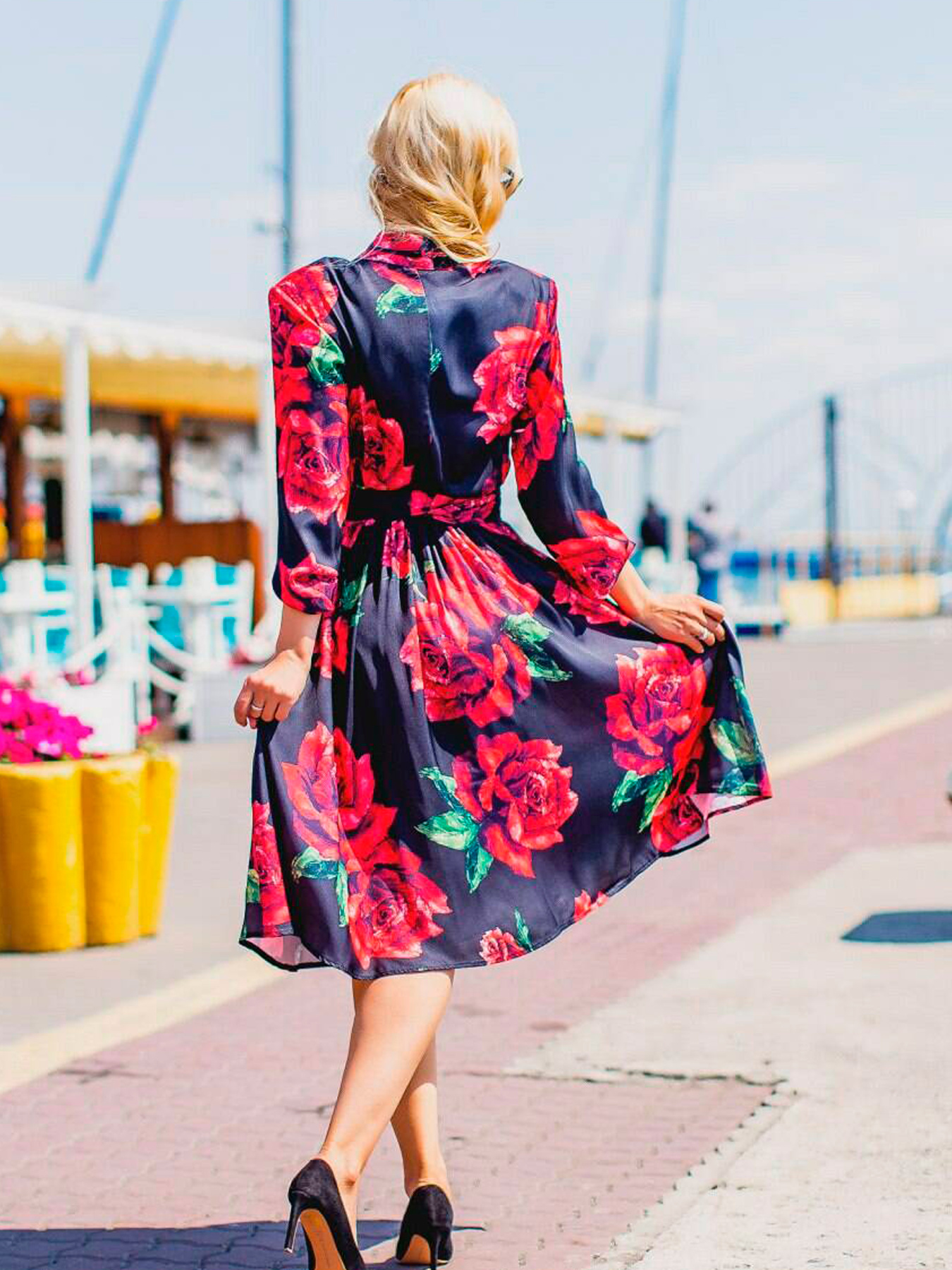 Платье миди Milirud модель mil302-chornij Фото