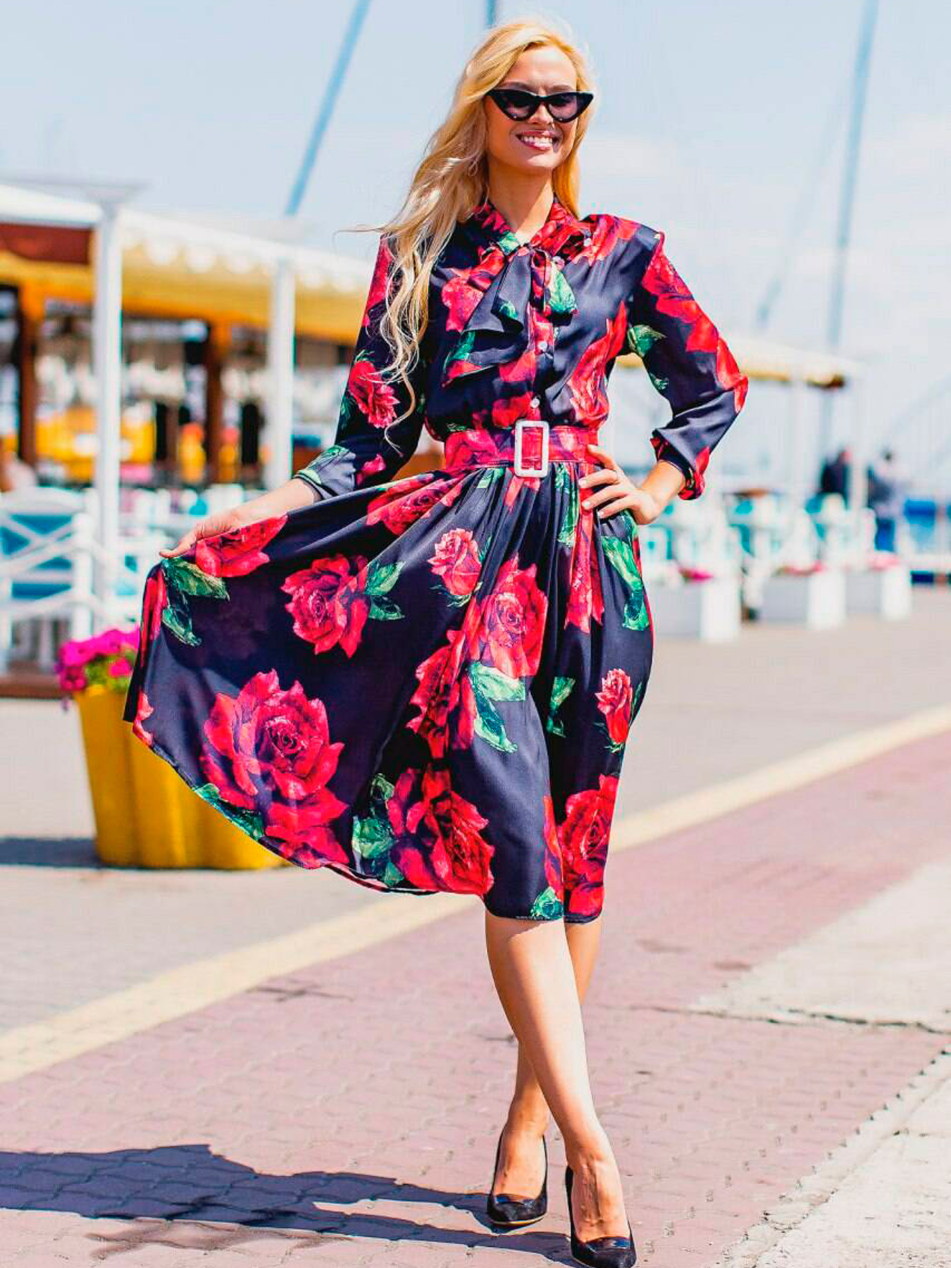 Платье миди Milirud модель mil302-chornij Фото