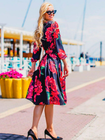 Платье миди Milirud модель mil302-chornij Фото