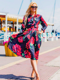 Сукня міді Milirud модель mil302-chornij Фото