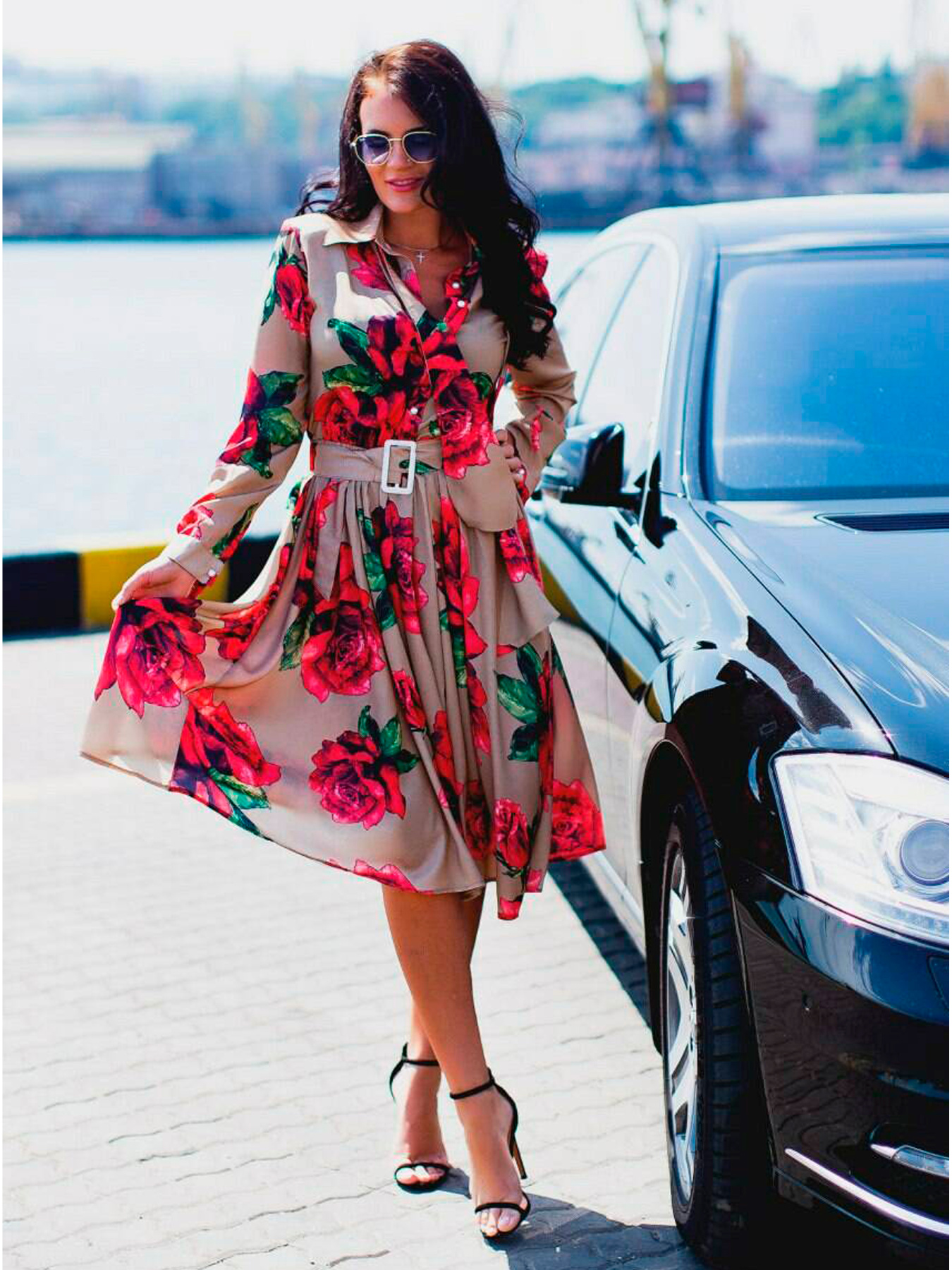 Платье миди Milirud модель mil302-bezhevij Фото