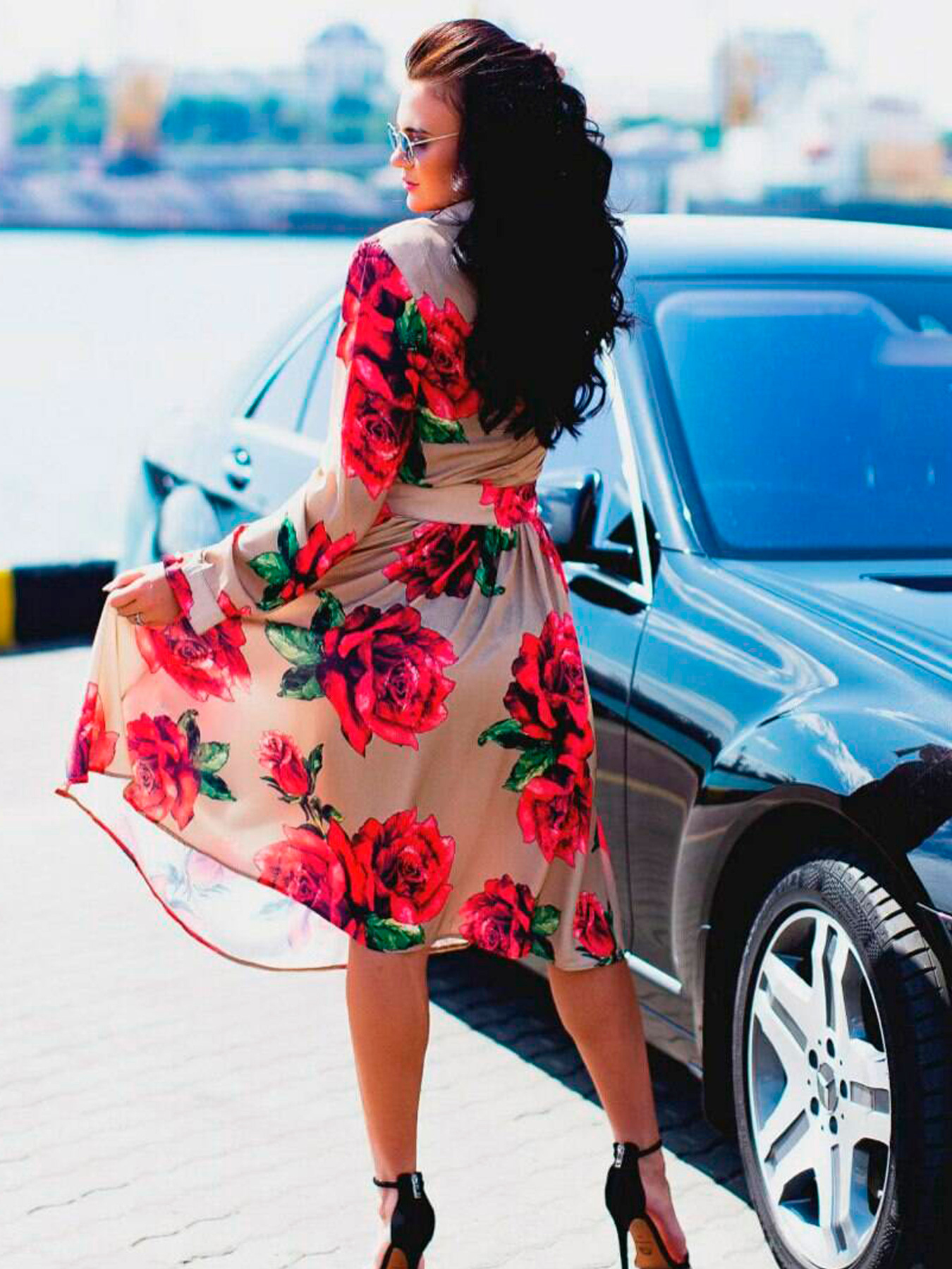 Платье миди Milirud модель mil302-bezhevij Платье миди Milirud модель mil302-bezhevij Фото