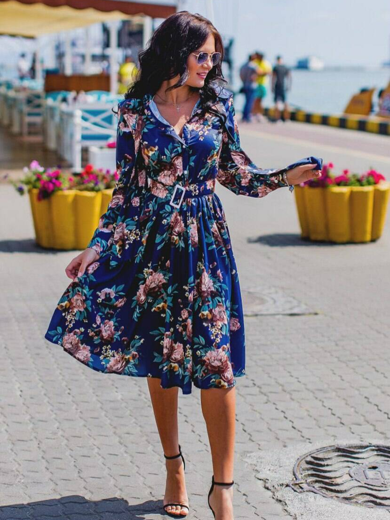 Платье миди Milirud модель mil302-sinj Фото