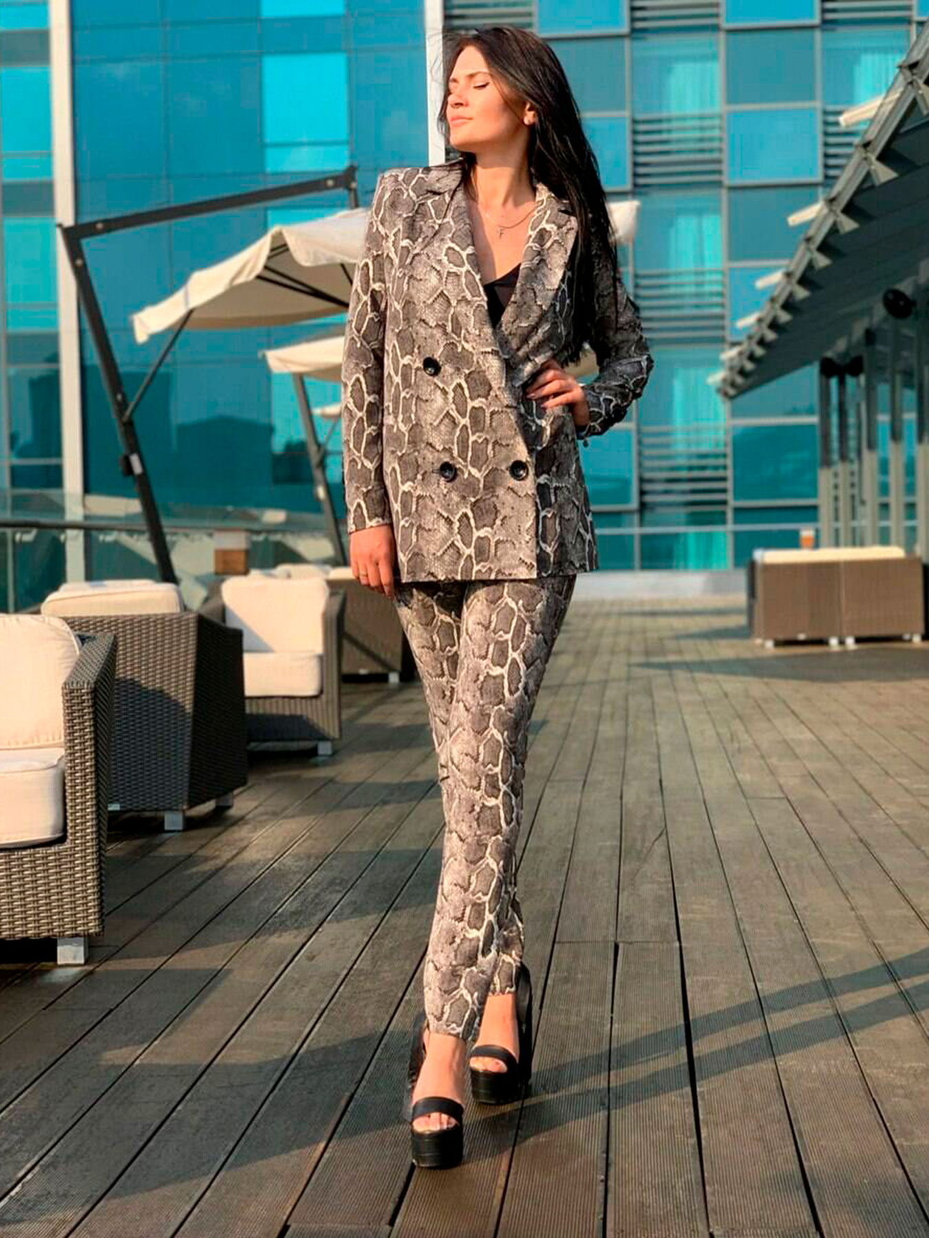 Повсякденний костюм Milirud модель mil311-srij Фото