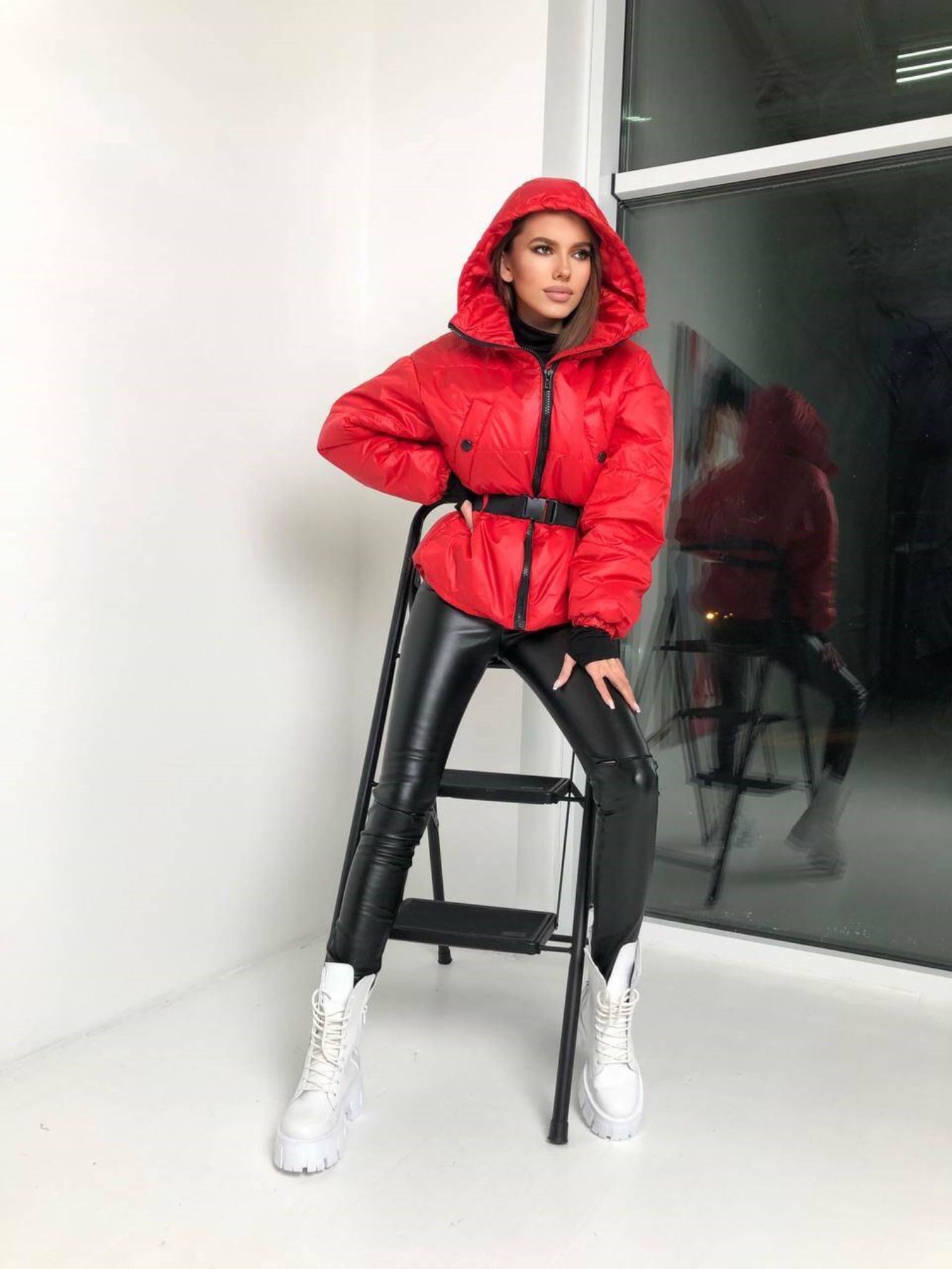 Демісезонна куртка Milirud модель mil336-chervonij Фото