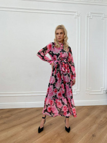 Платье макси Milirud модель mil364-chornij Фото