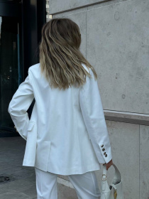 Деловой костюм Milirud (піджак + жилетка + брюки) модель mil582-blij Фото