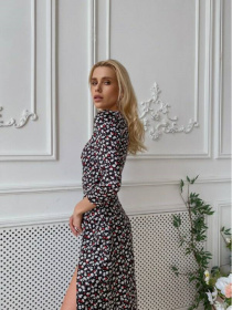 Платье макси Milirud модель mil439-chornij Фото