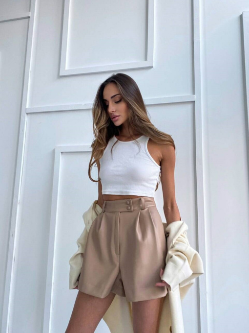 Повсякденні шорти Milirud модель mil466-bezhevij Фото