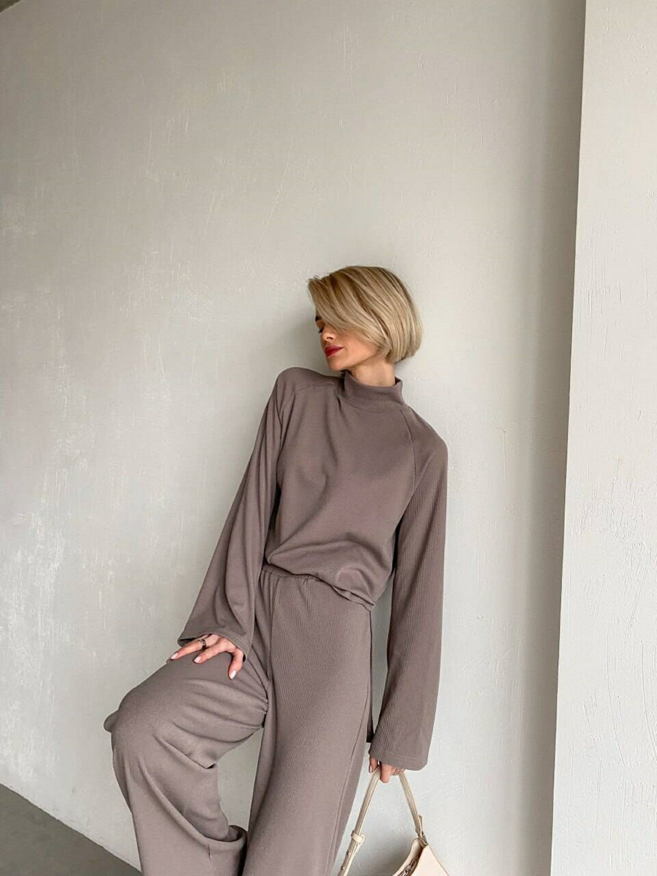 Повсякденний костюм Milirud модель mil473-kapuchino Фото